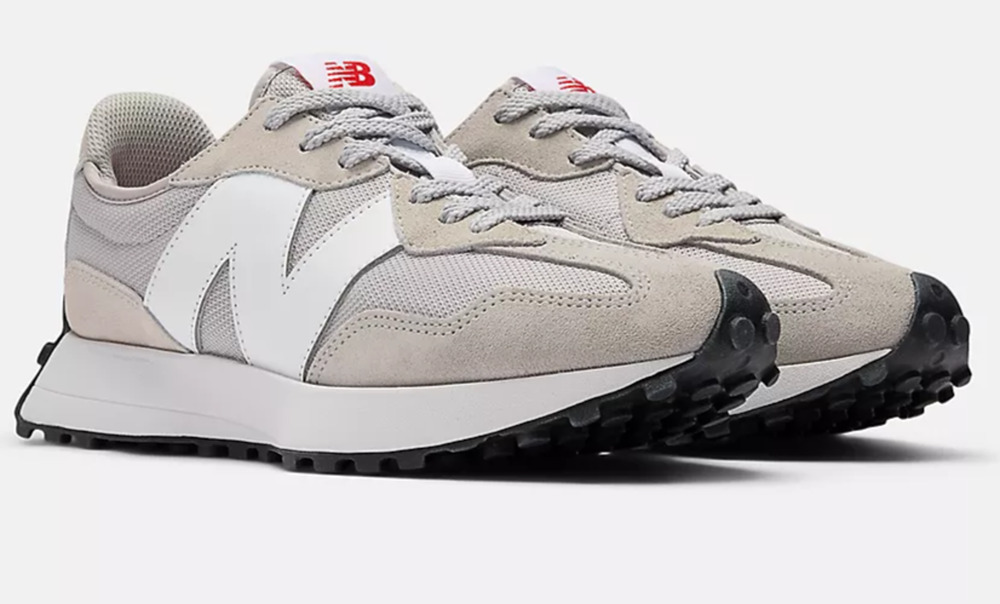 New Balance 327 Rain Cloud Men's Running Shoes Grey White Size 12 M